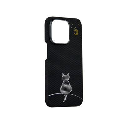 আল্ট্রা পাতলা ০.৮মিমি পুরুত্ব ১৬ গ্রাম ওজন যুক্ত, ময়লা প্রতিরোধী Aramid ফাইবার ফোন কভার iPhone 16 Pro Max এর জন্য