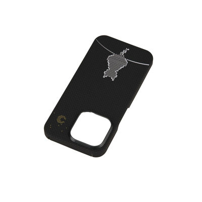 আল্ট্রা পাতলা ০.৮মিমি পুরুত্ব ১৬ গ্রাম ওজন যুক্ত, ময়লা প্রতিরোধী Aramid ফাইবার ফোন কভার iPhone 16 Pro Max এর জন্য