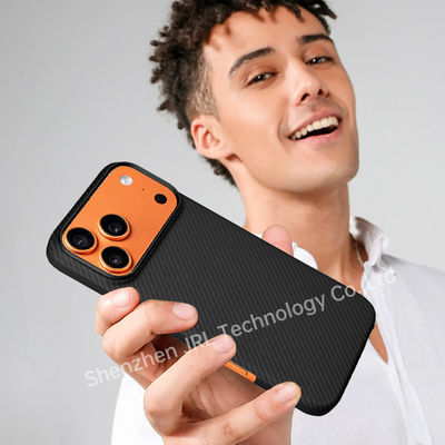 600D Pattern Customized Aramid Carbon Fiber Mobile Cover for iPhone 17 Pro Max