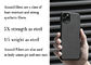 আইফোন 11 প্রো ট্যুইল স্টাইল সুরক্ষামূলক ফাংশনের জন্য ম্যাট আরমিড ফাইবার ফোন কেস