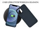 স্ক্র্যাচ প্রতিরোধী ম্যাট সারফেস ব্লু আইফোন 12 আরমিড কার্বন ফাইবার কেস