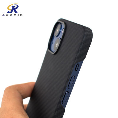 প্লাস্টিকের রিং ডিজাইন সহ OEM আইফোন 13 ম্যাগনেটিক আরামিড ফাইবার ফোন কেস
